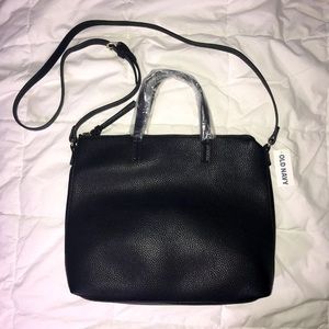 Black handbag